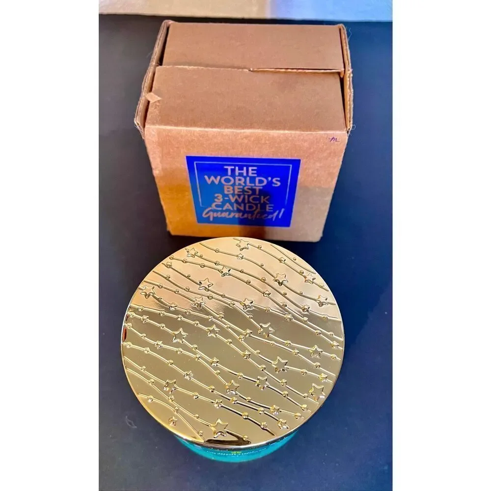 Bath & Body Works VANILLA BEAN NOEL 3-Wick Scented Candle, 14.5 oz Holiday New